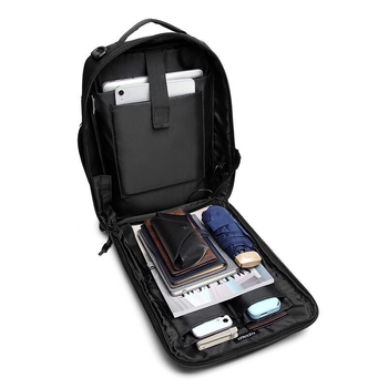 Üzleti laptop hátizsák, kapacitás 20-35 L, Oxford anyag, vízálló, kopásálló, kompatibil 15,6 hüvelykes laptophoz