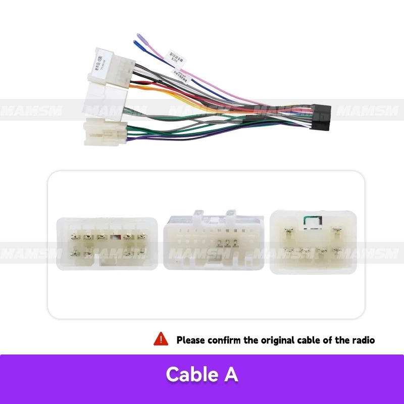 Android okvir za središnju navigaciju Toyota Land Cruiser 100 (2003-2008); plastično kućište, 300 g