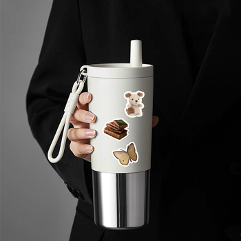 PVC αυτοκόλλητα για ημερολόγιο - 90 ρετρό μικρά αντικείμενα, στυλ καρτούν, κατασκευή: αυτοκόλλητα και εκτύπωση, ιδανικό δώρο, unisex