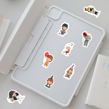 67-κομμάτια σετ αυτοκόλλητων για θήκη τηλεφώνου, tablet και σημειωματάριο – PVC υλικό, στυλ κινουμένων σχεδίων, αυτοκόλλητα με εκτύπωση, αδιάβροχα