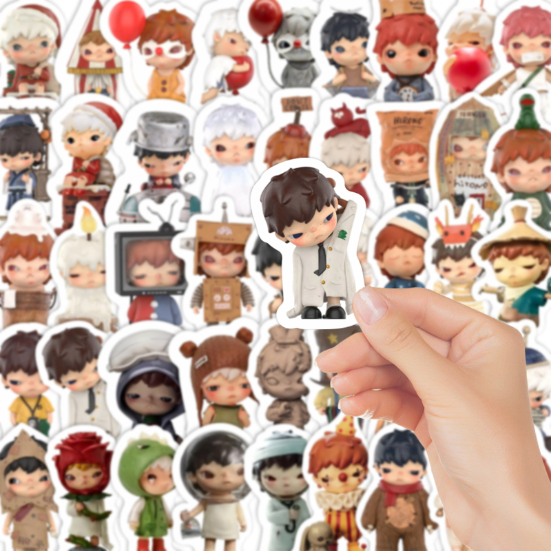 67-κομμάτια σετ αυτοκόλλητων για θήκη τηλεφώνου, tablet και σημειωματάριο – PVC υλικό, στυλ κινουμένων σχεδίων, αυτοκόλλητα με εκτύπωση, αδιάβροχα