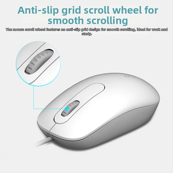 N200 optická myš, USB, 1200 DPI, 3 tlačidlá, kompatibilná so stolnými počítačmi, 1 m kábel