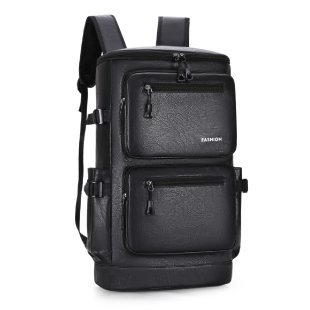 Unisex višenamjenska putna torba - PU materijal, kapacitet 20–35 L, za 16-inčni prijenosno računalo, poliester podstava, zakrivljeni ramenski remen, poslovni putnički stil