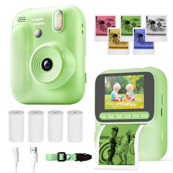 Cross-Border Z700 Detská digitálna kamera s tlačou fotografií (Ddlin: Tlač fotografií, Video, Nálepka na fotografiu, Filtre, Časovač)