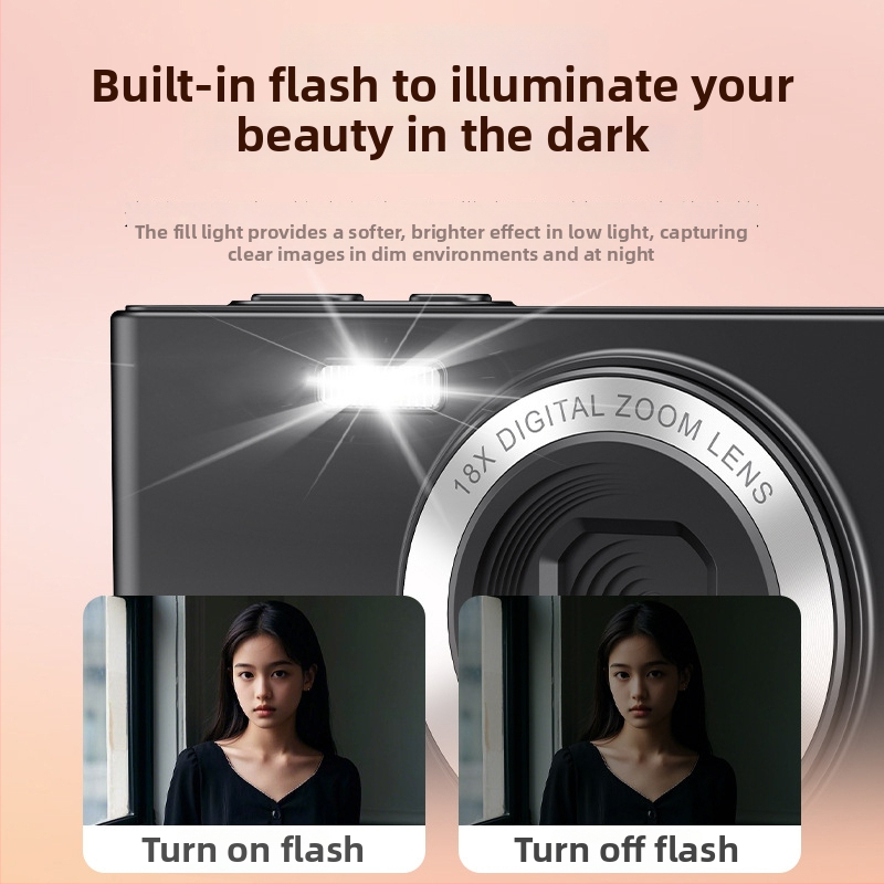 Kompaktne digikaamera C6a, CMOSS sensor 1/1.8 tolli, 24 MP+, 2,8-tolline LCD-ekraan, 18x digitaalne zoom, periskoop objektiiv