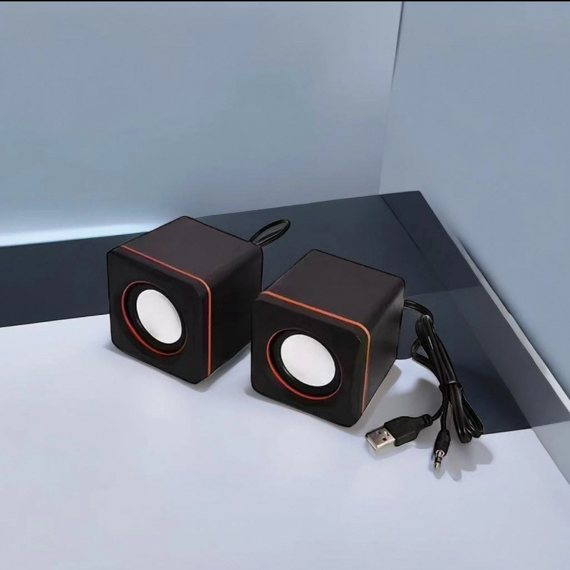 Boxe pentru calculator desktop, 2 difuzoare, alimentare USB, intrare 3.5 mm, Bluetooth 5.0, interval de frecvență 100 Hz–20 kHz