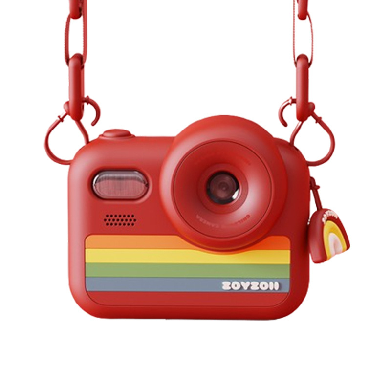zoyzoii-E28 Cameră digitală mini pentru copii cu 100w pixeli, card de stocare, autonomie 2–3 ore, corp din PC+ABS+silica gel