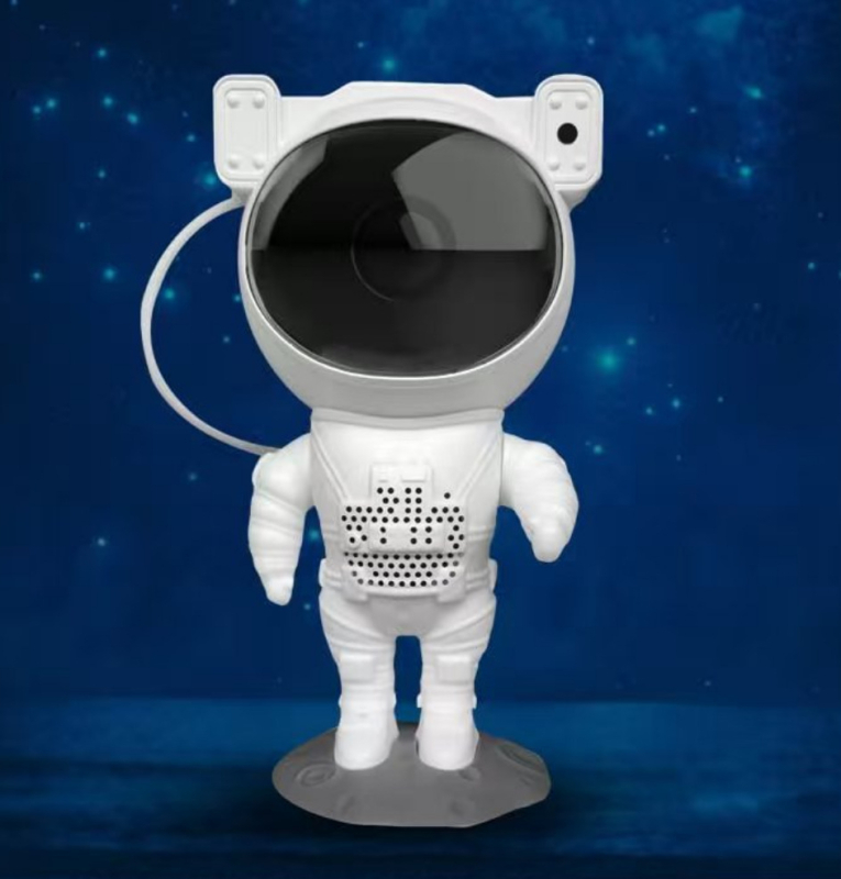 Astronaut dekorativna lampa s Bluetooth zvučnikom, USB napajanjem, daljinskim upravljanjem, podna ili zidna montaža