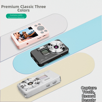 Skaitmeninė kamera A56, 1080P, be optinio priartinimo, TF atmintis, 2024 leidimas