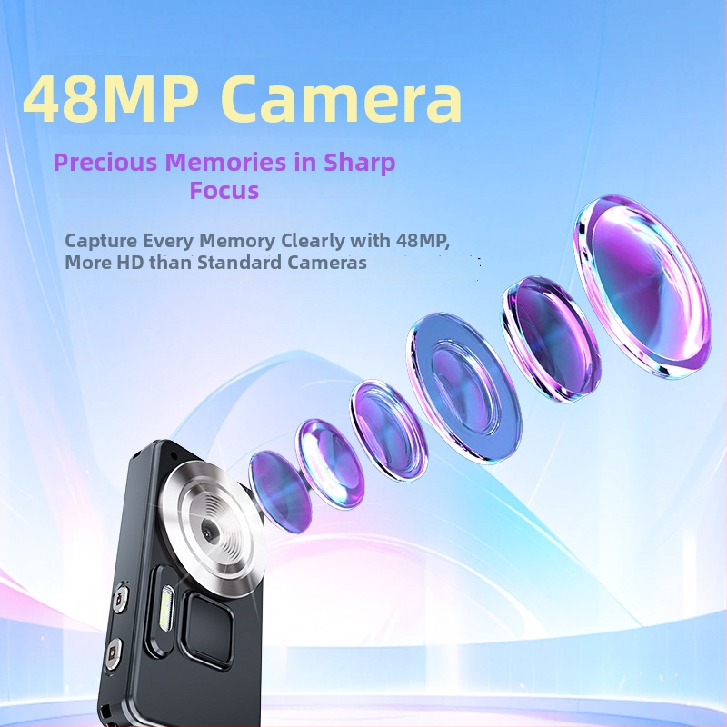 Digitaalne kaamera A56, 1080P, ilma optilise zoomita, TF-mälu, 2024 väljaanne