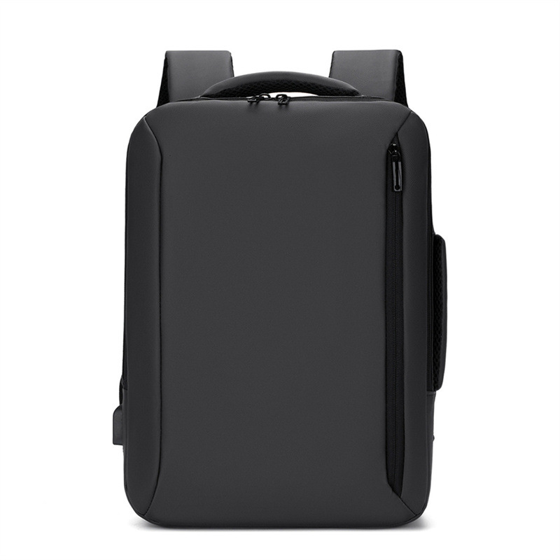 Laptop ruksak za poslovna putovanja – Materijal: kožna folija, USB sučelje, Kapacitet 20–35 L, Naramenice s zračnim jastučićem