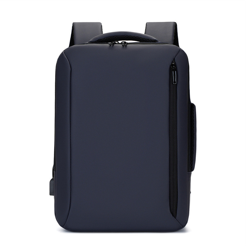 Laptop ruksak za poslovna putovanja – Materijal: kožna folija, USB sučelje, Kapacitet 20–35 L, Naramenice s zračnim jastučićem