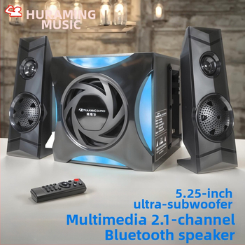 Počítačové reproduktory 2.1, 60W, Bluetooth 5.2, USB prehrávanie, slot na kartu, MP3 prehrávanie