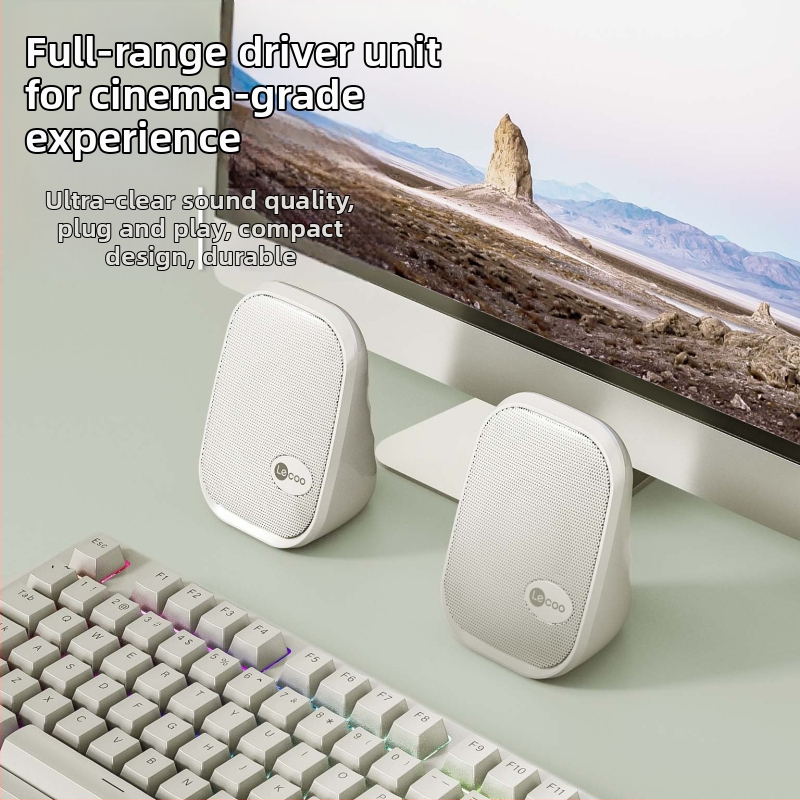 Mini reproduktor s USB a 3,5 mm audio vstupom, dva reproduktory, SNR 58 dB