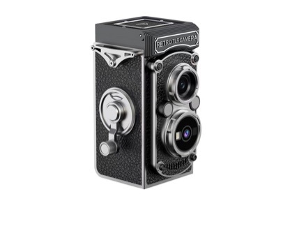 LK019 Mini skaitmeninis fotoaparatas, 1 MP, 3x optinis priartinimas, 3x skaitmeninis priartinimas, TF kortelė