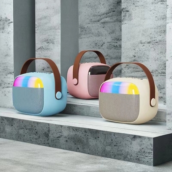 Bluetooth zvučnik s integriranim i odvojivim mikrofonom za kućnu i vanjsku upotrebu — 5W, Bluetooth 5.3, 100Hz–20kHz, domet 10m, ugrađena baterija 1000–1200mAh