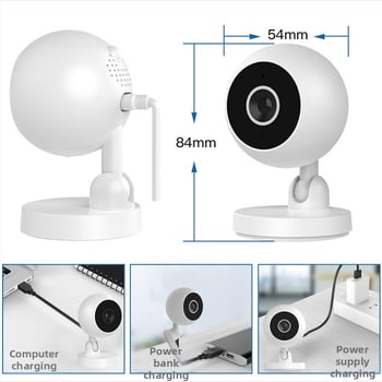 A2 1080P bezdrôtová WiFi kamera pre domáce zabezpečenie s obojsmerným interkomom a úložiskom na TF kartu