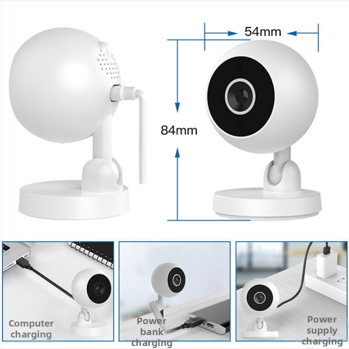 A2 1080P bezdrôtová WiFi kamera pre domáce zabezpečenie s obojsmerným interkomom a úložiskom na TF kartu
