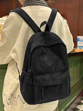 Corduroy hátizsák 14 hüvelykes laptophoz, 20–35L, légáteresztő, szabadidős utazás