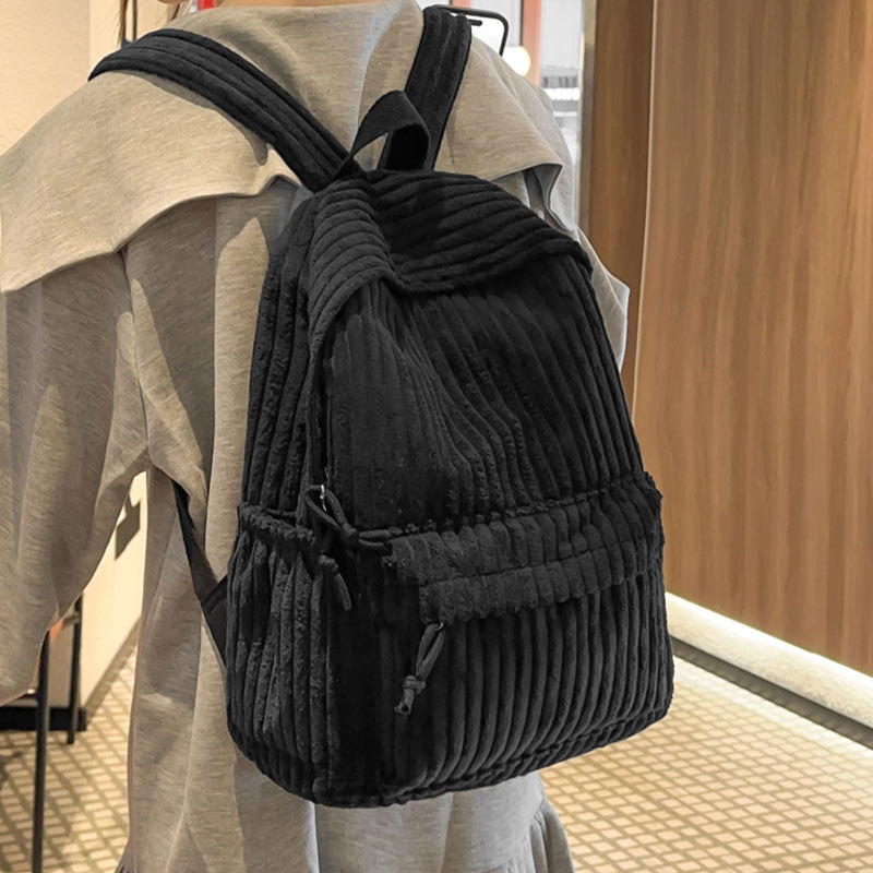 Corduroy hátizsák 14 hüvelykes laptophoz, 20–35L, légáteresztő, szabadidős utazás