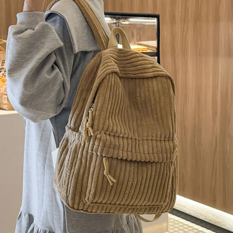Corduroy hátizsák 14 hüvelykes laptophoz, 20–35L, légáteresztő, szabadidős utazás
