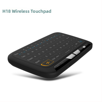 H18 Mini tastatūra ar bezvadu Air Mouse – 2.4G, USB, 1600 DPI, darbības attālums 20 m, svars 0,22 kg