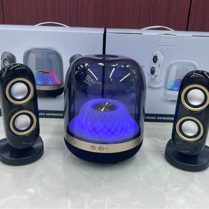 Bežični Bluetooth zvučnik s 5‑zvučnim sustavom, IPX5 vodootporan, Bluetooth 5.3, ugrađena baterija 4000–6000 mAh, nominalna snaga 40 W