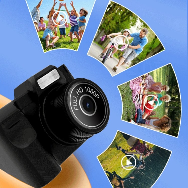 D7 kompakti digitalinė kamera su CMOS 24MP, 16x optinis priartinimas, periskopo objektyvas, skaitmeninė vaizdo stabilizacija, USB 2.0