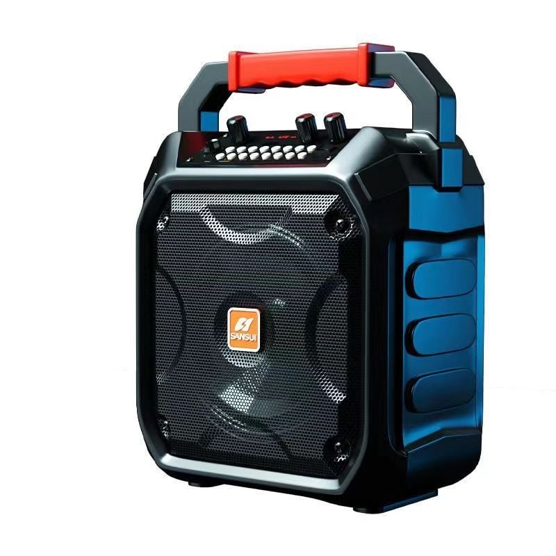 Hordozható Bluetooth karaoke hangszóró kültéren – 20W, beépített akkumulátor 2000–4000 mAh, Bluetooth 5.0, 100 Hz–20 kHz, SNR ≥85 dB