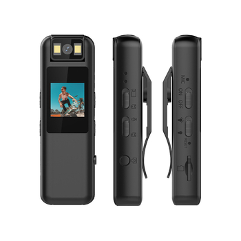 CS12 Sportska akcijska kamera s grudnim klipom – 2K video, 2,0-inčni LCD, TF kartica pohrane, 5 sati baterije