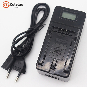 Fotoaparato įkroviklis F960, suderinamas su Canon, Sony, Samsung ir kitomis prekinėmis ženklais; Li-Po baterijų palaikymas; ABS korpusas; su indikatoriumi