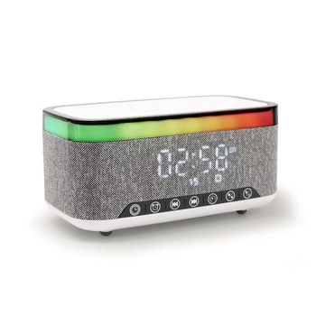 Bluetooth zvučnik s LED osvjetljenjem i bežičnim punjenjem – BT 5.2, 100 Hz–20 kHz, SNR ≥60 dB, 15 W, ugrađena baterija 1200–2000 mAh