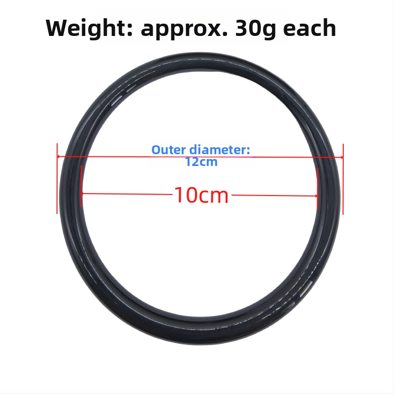 Akrila rokturis ar apaļu D formas gredzenu un pusapļa rokturi somai, DIY piederums, ūdensizturīgs, svaigs un salds stils