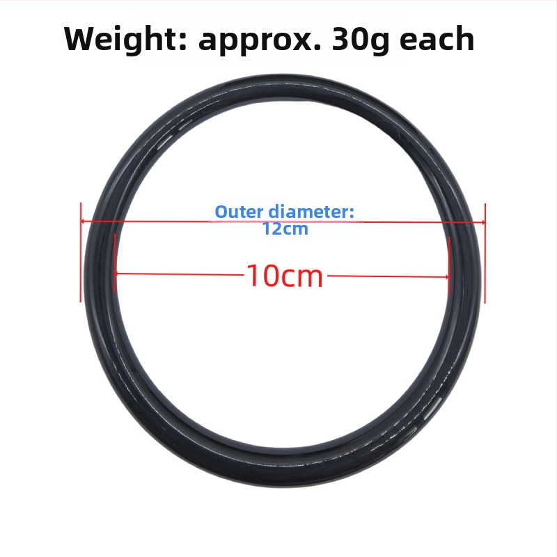 Akrilinė rankena su apvaliu D formos žiedu ir pusapvaliu laikikliu maišai, DIY priedas, atsparus vandeniui, gaivus ir saldus stilius