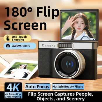 CCD skaitmeninė kamera su pasukamu ekranu; 24 MP+ CCD jutiklis; 8x skaitmeninis priartinimas; maksimali raiška 1280×1024