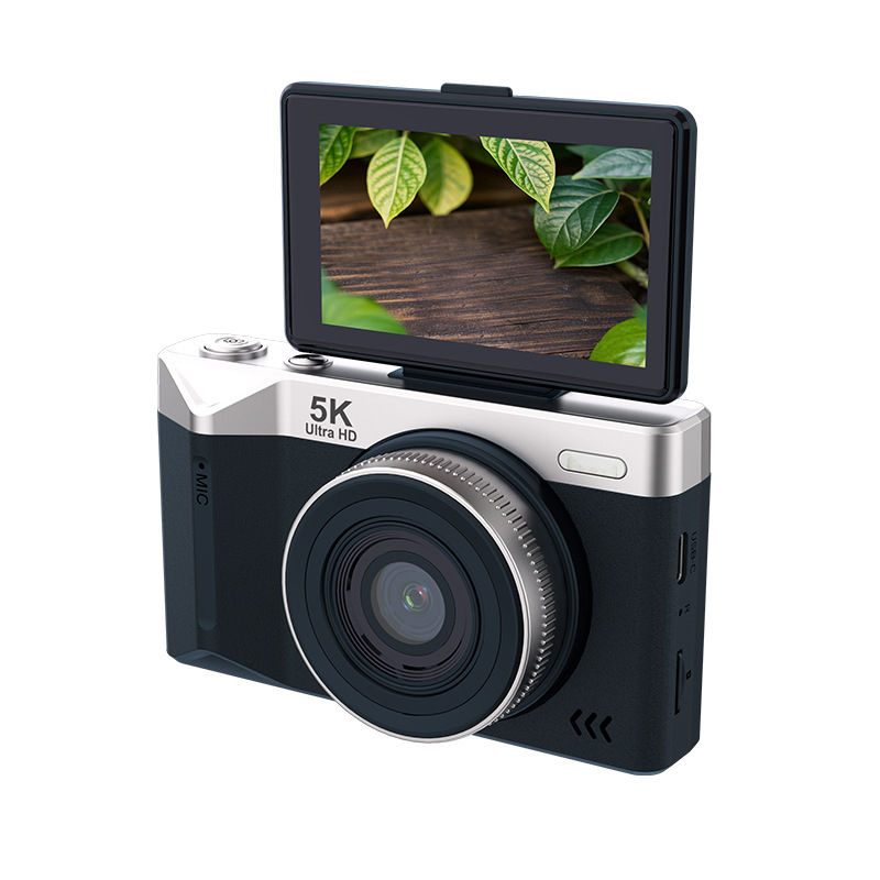 CCD skaitmeninis fotoaparatas su 5K vaizdo įrašu, 21MP, 16x optinis priartinimas, makro režimas, elektroninė vaizdo stabilizacija