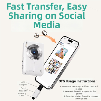 M5 skaitmeninis fotoaparatas su CCD jutikliu, 8MP, 18x optinis priartinimas, 2400x1800 raiška, periskopinis objektyvas