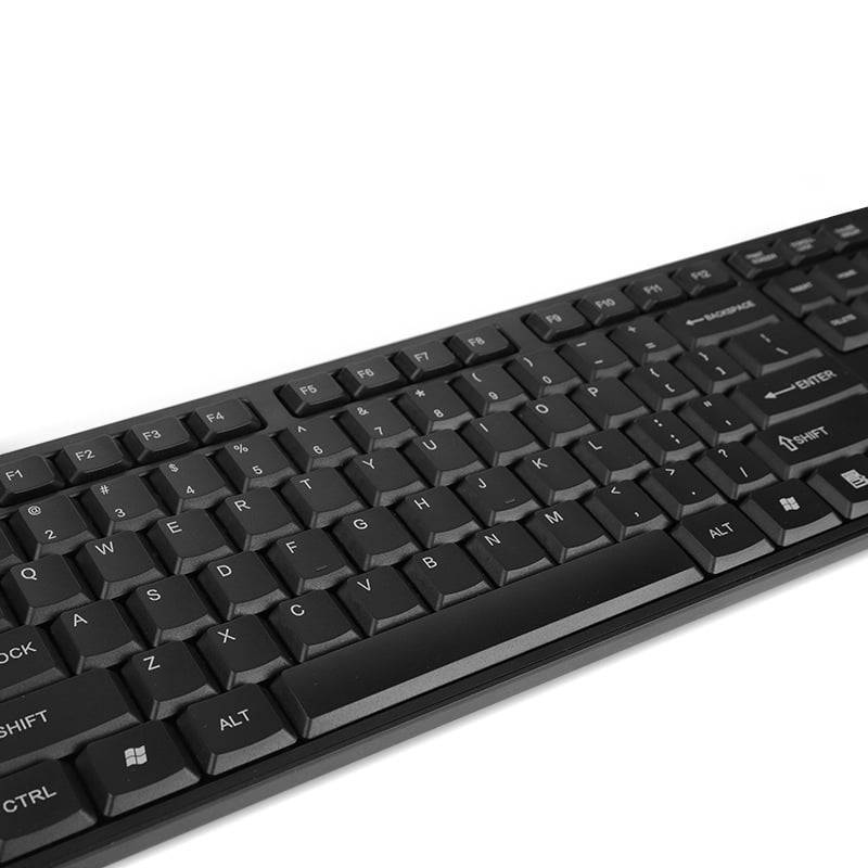 Deli 2168 žičana tipkovnica, 104 tipke, USB, vodootporna, s optičkim prekidačima, za desktop