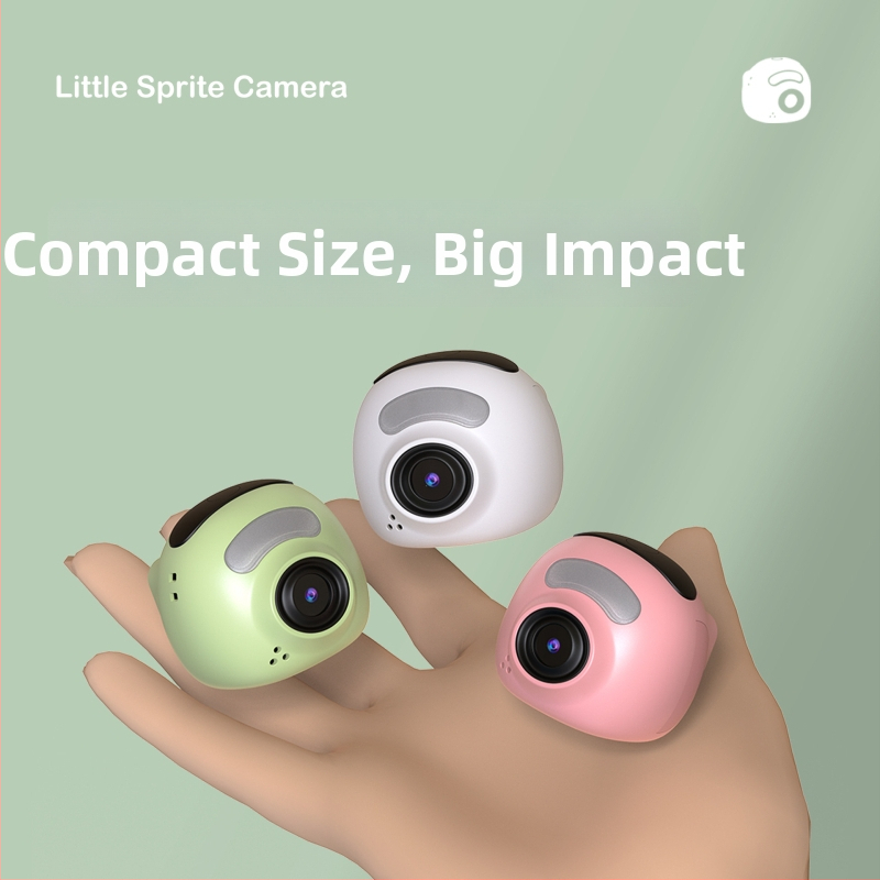 K15 Selfie kamera kampuso vlogui, 8MP CMOS, 1080P HD vaizdo įrašas, 1,47 colių LCD, USB 2.0, Elektroninis vaizdo stabilizavimas