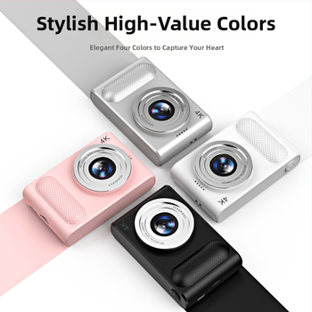 Vaikų skaitmeninė kamera su CMOS jutikliu, 8 MP, 8x optinis priartinimas, RAW formato palaikymas, optinė vaizdo stabilizacija.