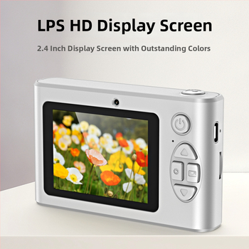 Vaikų skaitmeninė kamera su CMOS jutikliu, 8 MP, 8x optinis priartinimas, RAW formato palaikymas, optinė vaizdo stabilizacija.