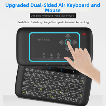 Multimediálna klávesnica s bezdrôtovou myšou a diaľkovým ovládaním (Model H20) — USB rozhranie, bezdrôtové pripojenie, podsvietenie, ergonický dizajn