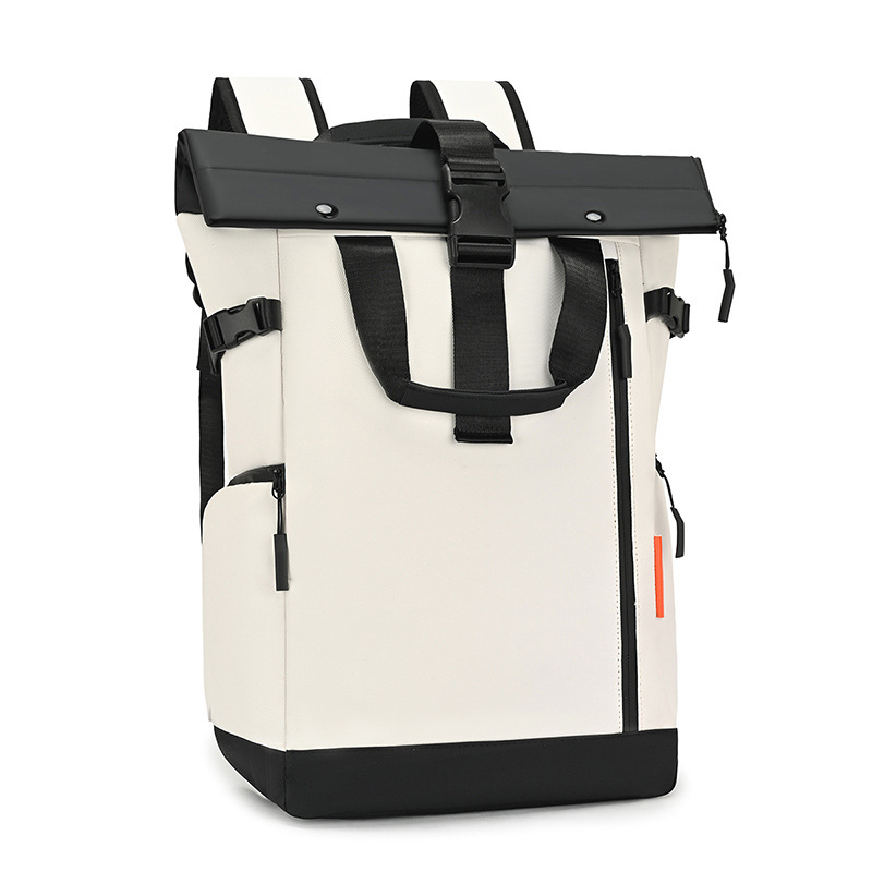 Roll-top Batoh pre mužov, 20–35L, nepremokavý potiahnutý materiál, vhodný pre 16-palcový notebook, Business Elite štýl