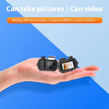 Dječja kamera s zaslonom Y3000S – 4x optički zum, 2 MP CCD senzor, 1080p snimanje, 0,96-inčni LCD zaslon, elektronička stabilizacija slike