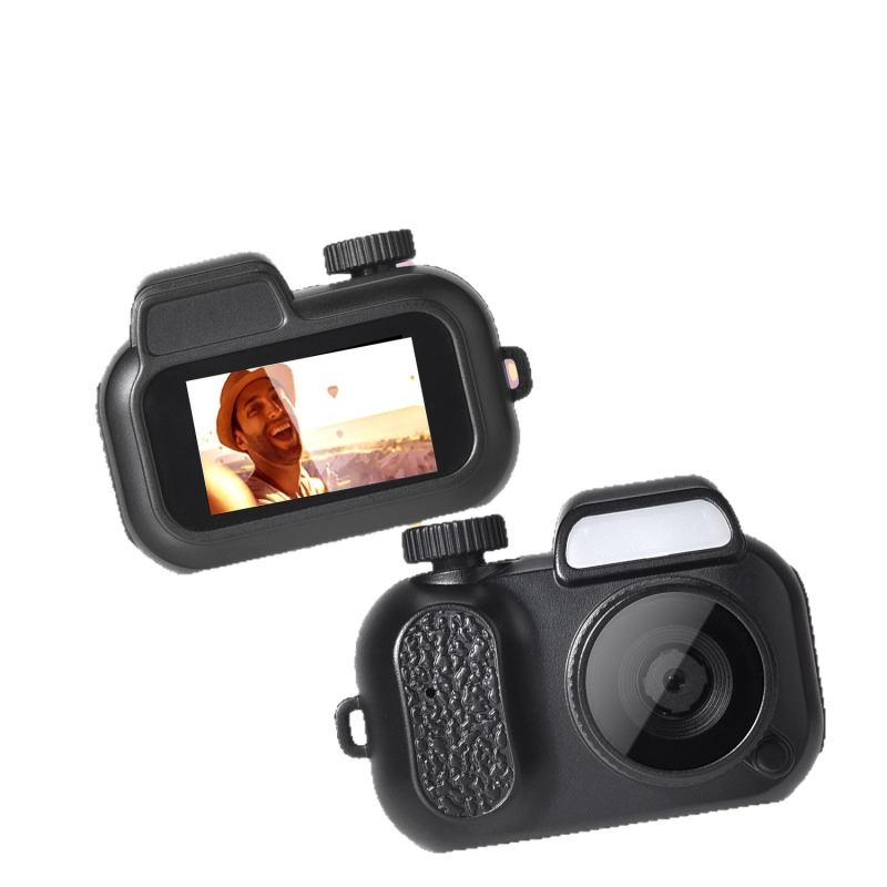 Dječja kamera s zaslonom Y3000S – 4x optički zum, 2 MP CCD senzor, 1080p snimanje, 0,96-inčni LCD zaslon, elektronička stabilizacija slike