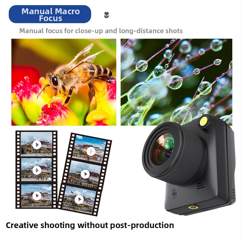 Κάμερα time-lapse με δυνατότητα χαμηλού φωτισμού και πλήρους χρωματισμού, 32 MP CMOS αισθητήρας (1/2.7"), μέγιστη ανάλυση 3840x2160, περισκοπικός φακός, Type-C διεπαφή και αποθήκευση TF, πλήρως αυτόματη λειτουργία