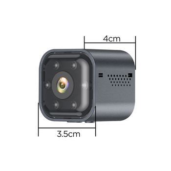 AS03 cameră inteligentă Wi-Fi cu consum redus, 1080p, vizionare nocturnă, stocare TF card, standby până la 30 zile