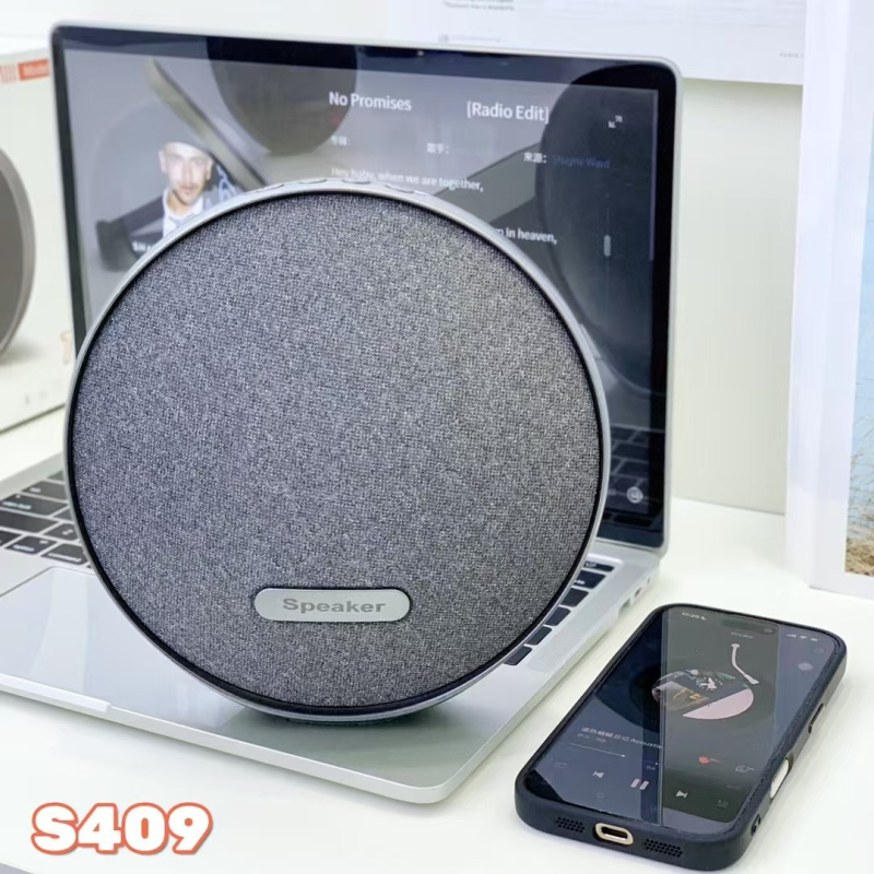 Beépített akkumulátoros Bluetooth asztali hangszóró, 7W, Bluetooth 5.2, 100Hz-20kHz, SNR ≥75dB