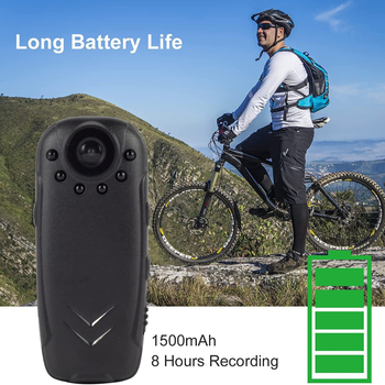 Kamera za kućne ljubimce s klipom za leđa za vlog – 1080p HD, CMOS senzor, noćni snimak, MicroSD pohrana, USB-C