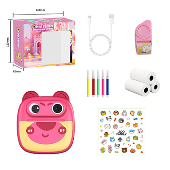 A30 Cameră instant pentru copii cu imprimare fotografii și înregistrare video, peste 40 MP, card TF, baterie 3–5 ore, funcții: cronometru, filtre, fotografiere continuă